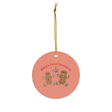 Load image into Gallery viewer, Baby's 1st Christmas Ornament (Gingerbread)