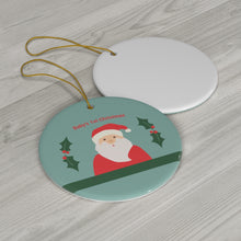 Load image into Gallery viewer, Baby's 1st Christmas Personalized Ornament (Santa)
