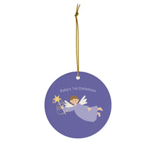 Load image into Gallery viewer, Baby's 1st Christmas Ornament (Angel)
