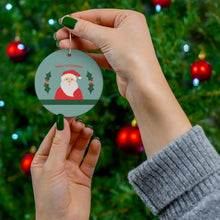 Load image into Gallery viewer, Baby's 1st Christmas Personalized Ornament (Santa)
