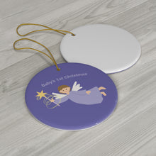 Load image into Gallery viewer, Baby's 1st Christmas Ornament (Angel)